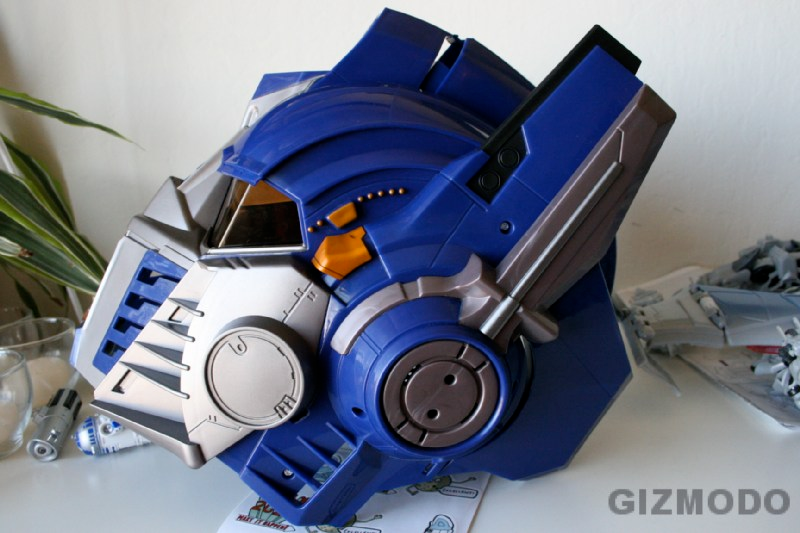 Illustration for article titled Optimus Prime Voice-Changing Helmet and Battle Blaster Review